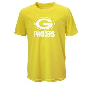 NFL Boy’s Performance Tee Green Bay Packers Size X-Large NEW NWT